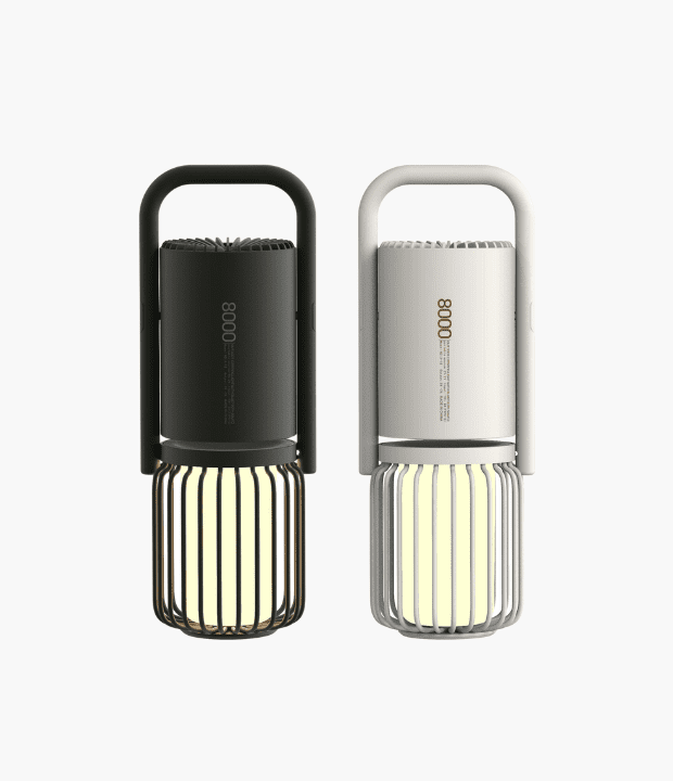 8000mAh rechargeable camping lantern with LED light