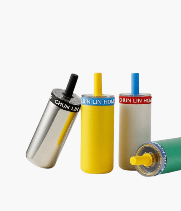 woodgrain lid stainless steel thermos bottle for sustainable gifting